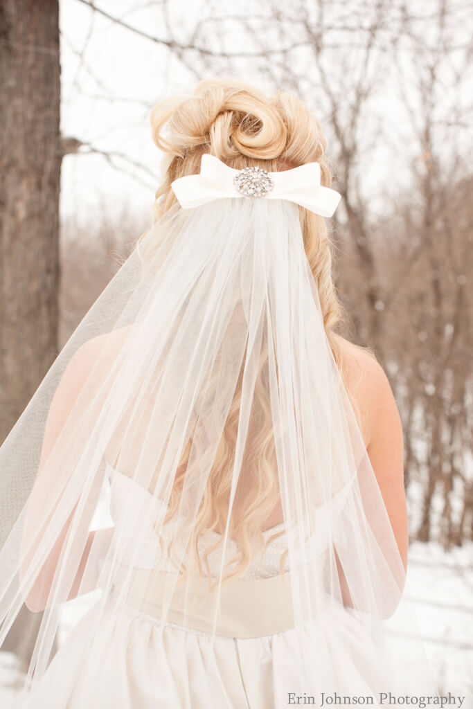 Veils & Wraps - Ivory Tulle Veil 36" by JenMar Creations