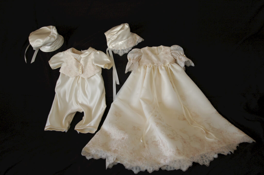 Christening Gown - Keepsake Christening Gown & Suit by JenMar Creations