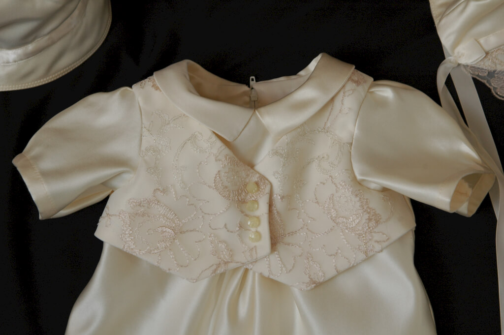 Christening Gowns - Keepsake Christening Suit by JenMar Creations