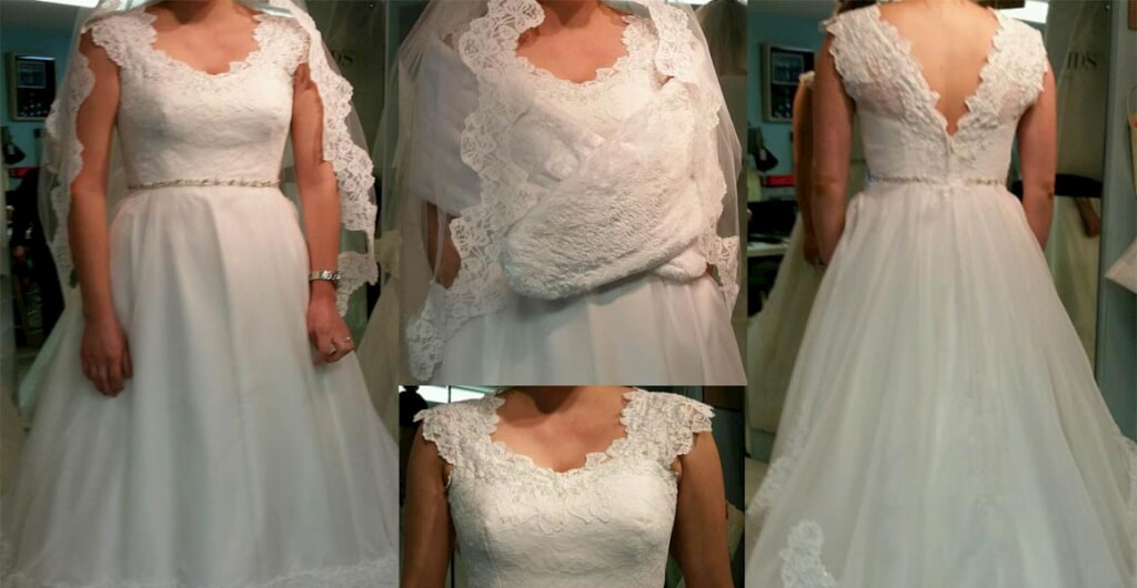  Redesign  of Mom s Wedding  Dress  JenMar Creations