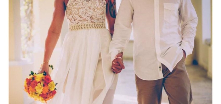 Custom Halter Wedding Dress | JenMar Creations